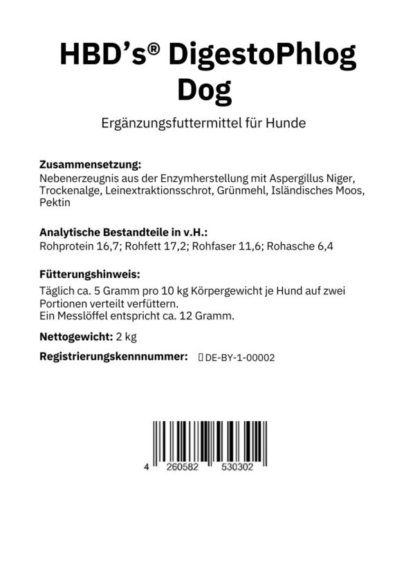 HBD’s® DigestoPhlog Dog – Bild 2