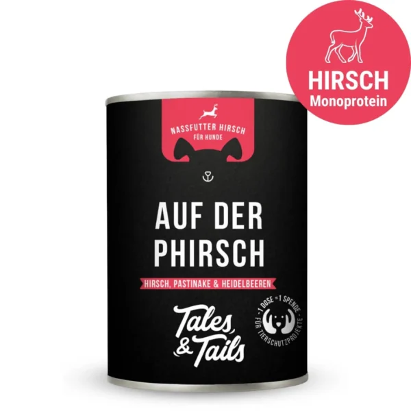 Tales & Tails</br>Auf der PHirsch</br>Nassfutter Hirsch