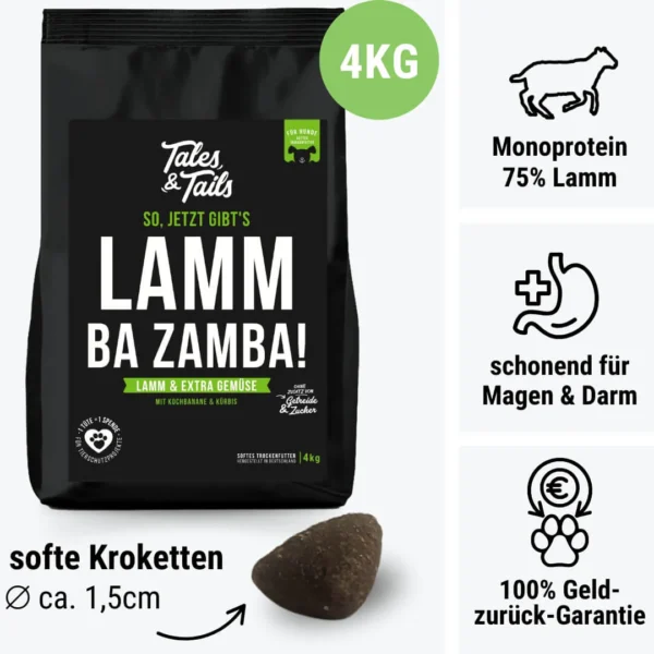 LammBa Zamba! Softes Trockenfutter mit Lamm