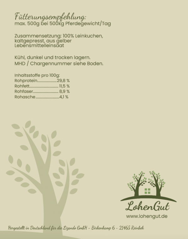 LohenGut - Leckerli für Pferde - aus gelben Leinsamen – Bild 3