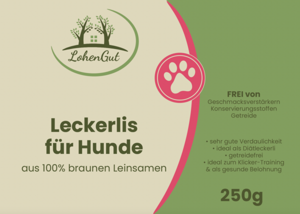 LohenGut - Leckerli für Hunde - aus braunem Leinsamen – Bild 2