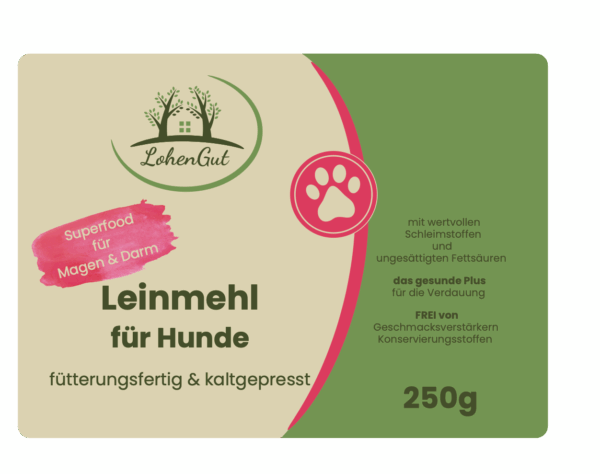 LohenGut</br>Leinmehl</br>für Hunde</br>250g – Bild 2
